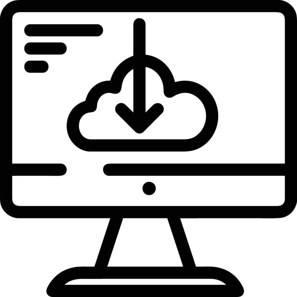 Cloud  icon symbol vector image. Illustration of the hosting storage design image