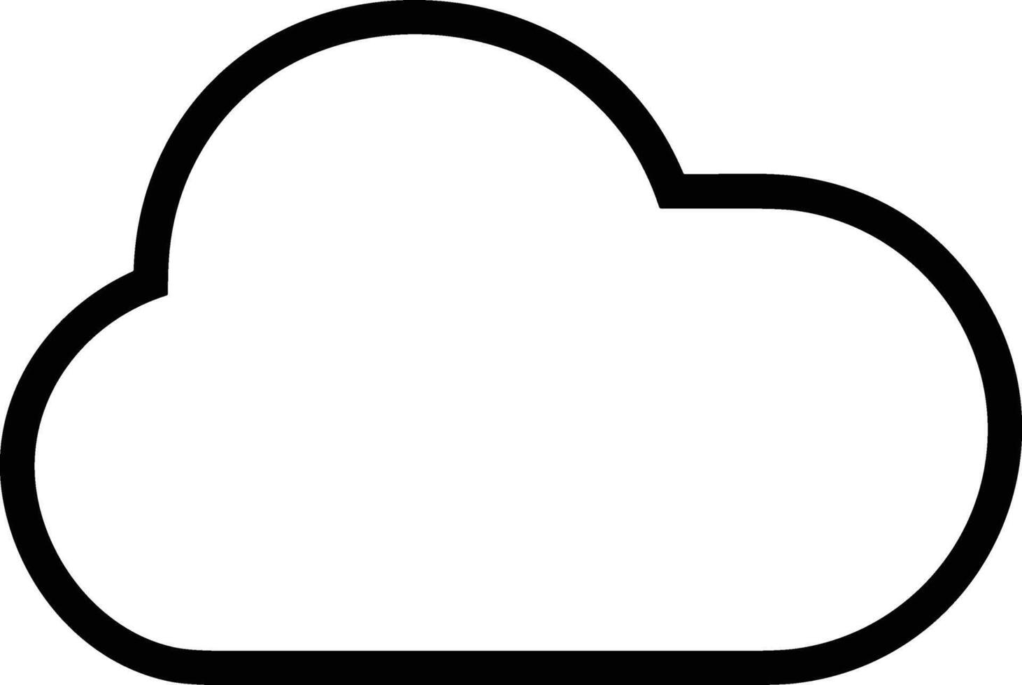 Cloud  icon symbol vector image. Illustration of the hosting storage design image