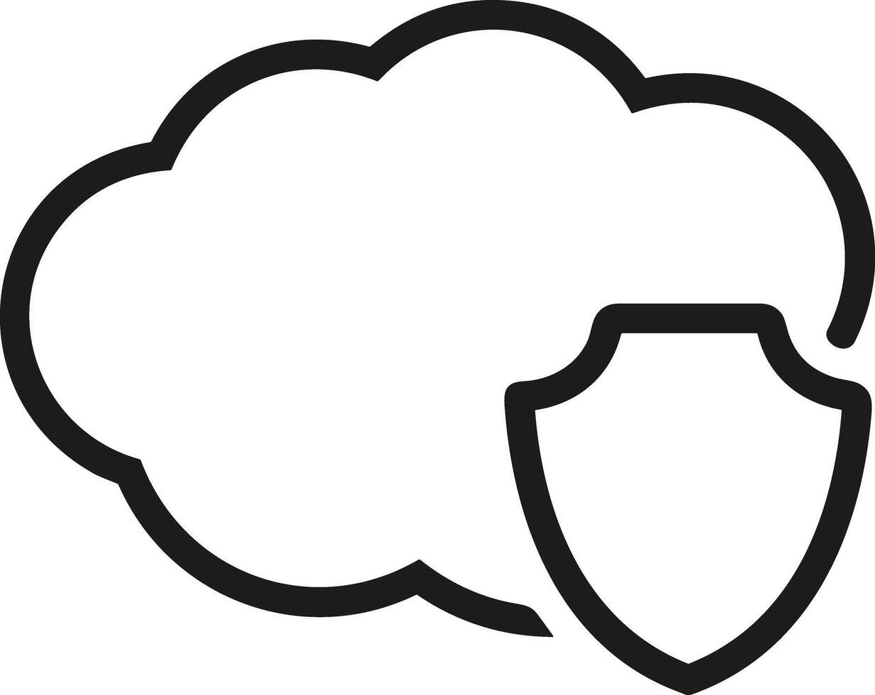 Cloud  icon symbol vector image. Illustration of the hosting storage design image