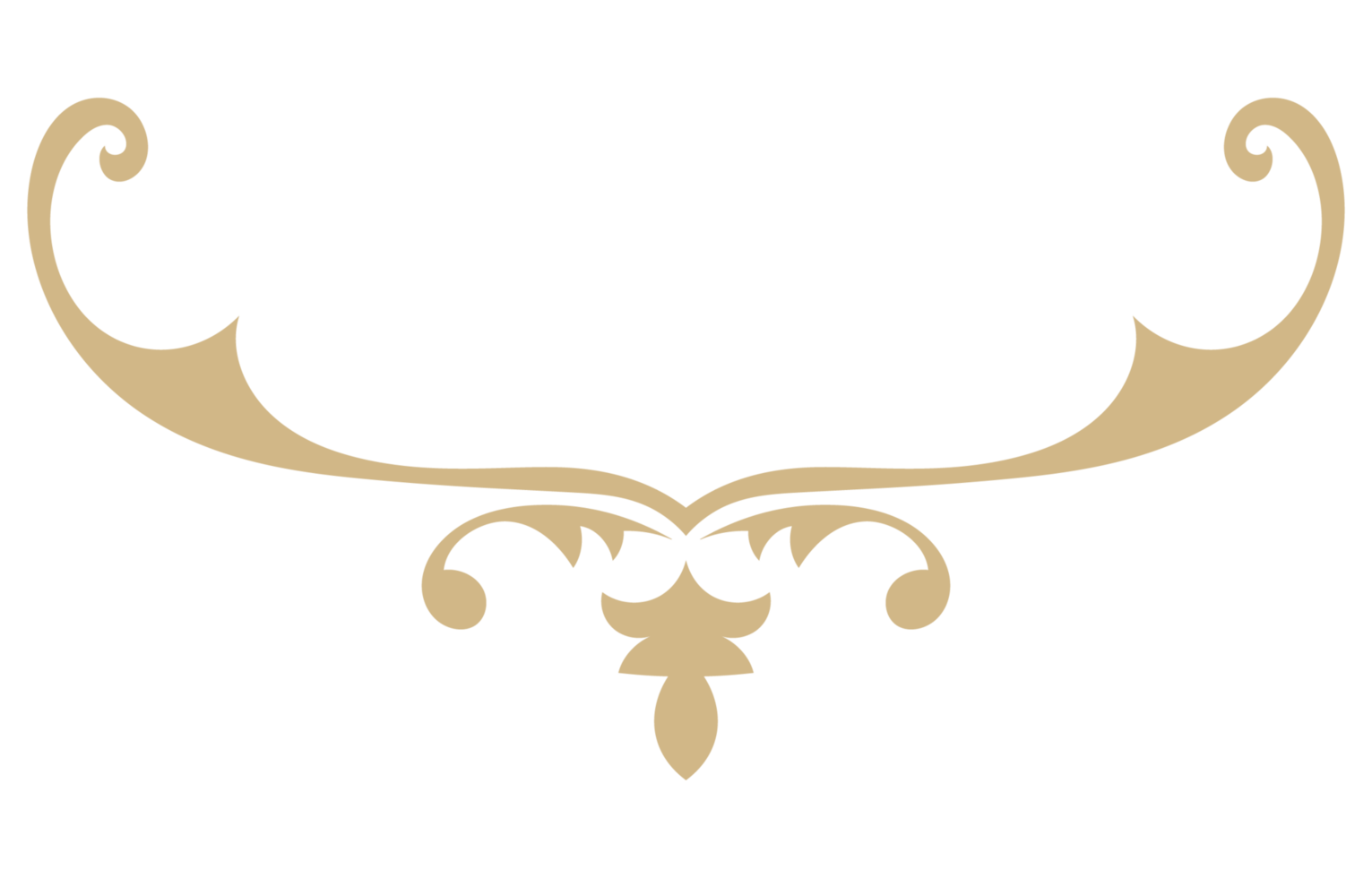 golden abstrakt Jahrgang Kurven zum Rand Linien Grafik Elemente png