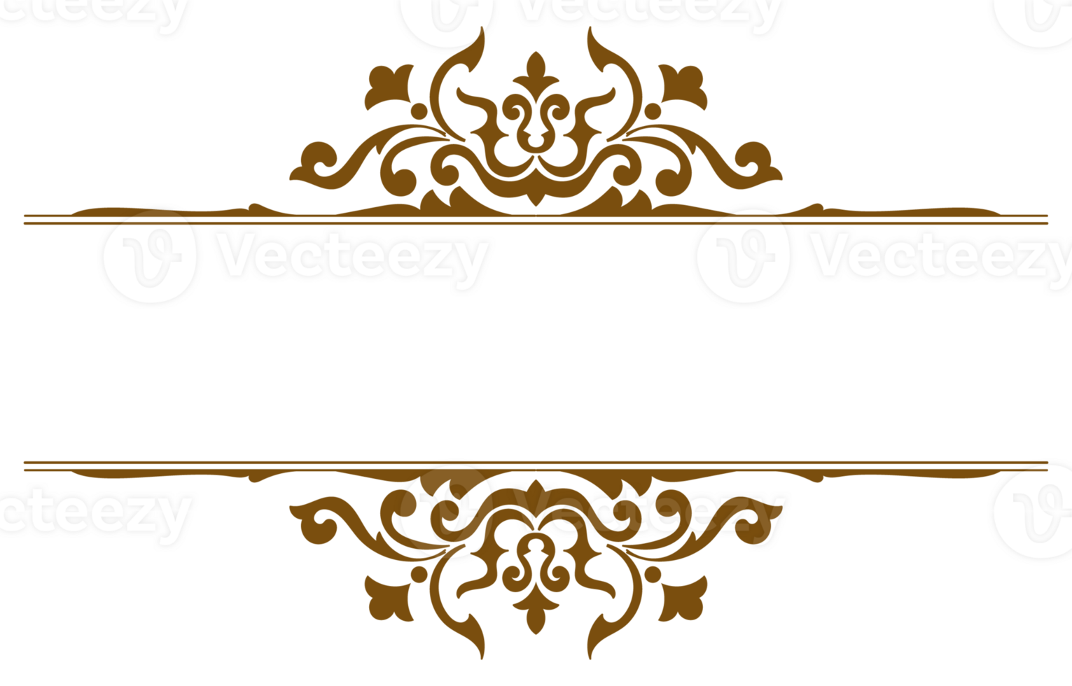 vintage horizontal frame Label lines for making catalogs and brochures for coffee shops and boutiques. png