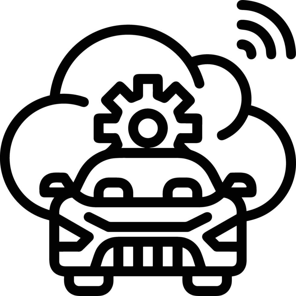 nube icono símbolo vector imagen. ilustración de el hospedaje almacenamiento diseño imagen