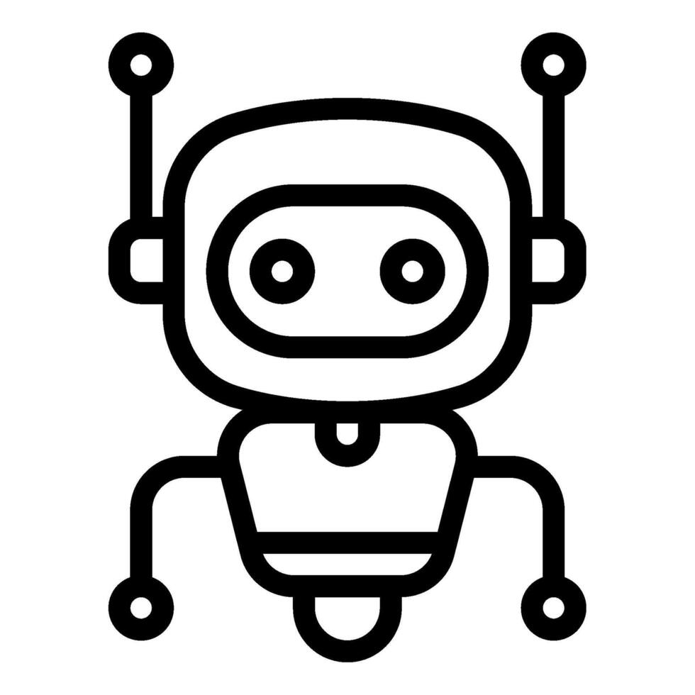 Robot Future things icon illustration vector