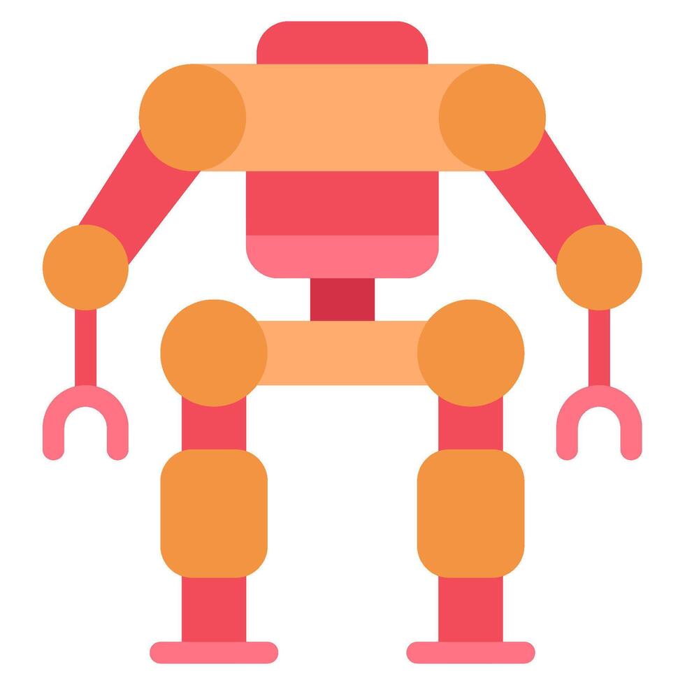 Exosuit Future things icon illustration vector