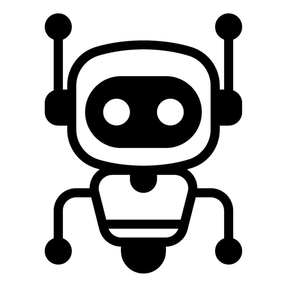 Robot Future things icon illustration vector