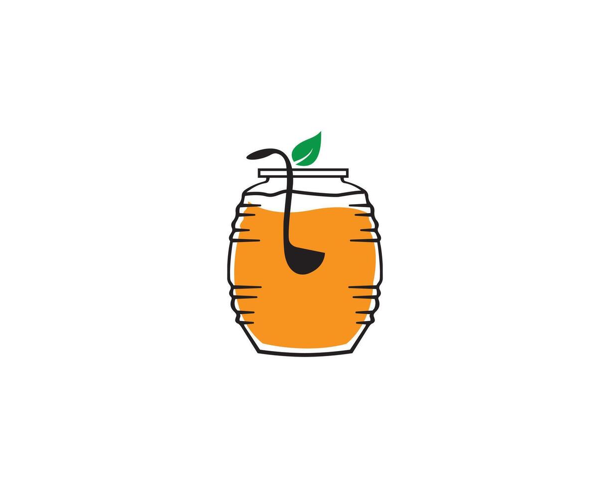 Agua Fresca Icon Design vector