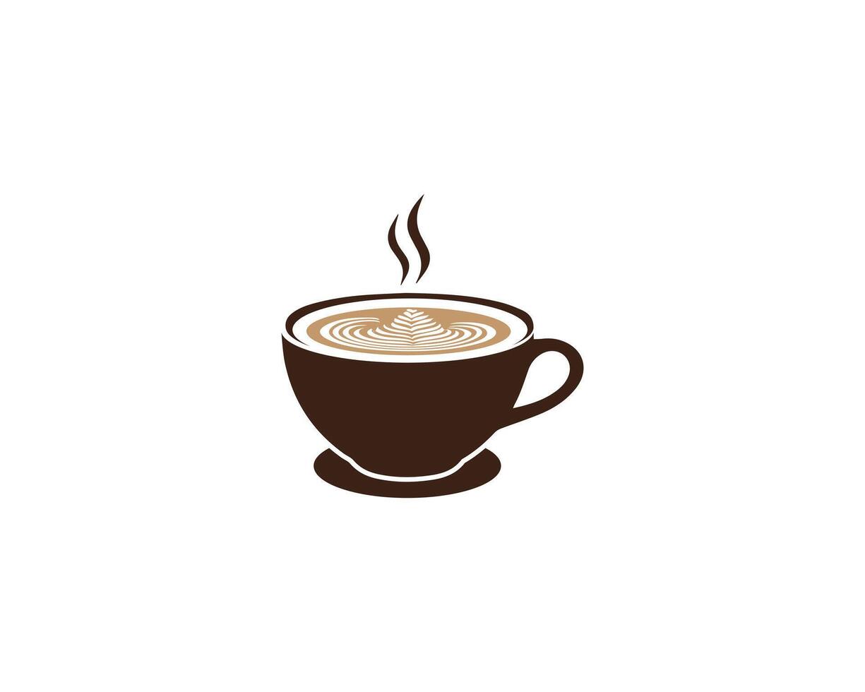 café latté icono diseño vector