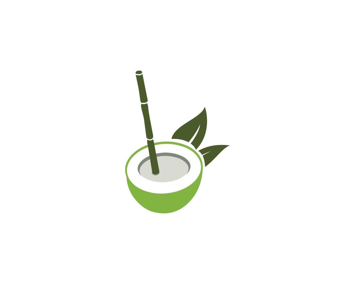 Coconut Icon Vector Design