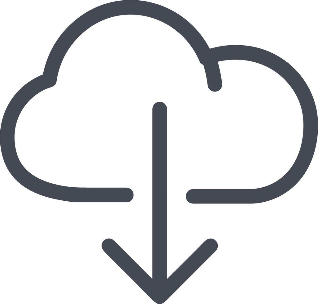 Cloud  icon symbol vector image. Illustration of the hosting storage design image