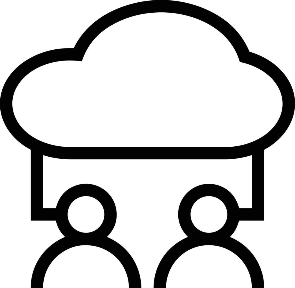 Cloud  icon symbol vector image. Illustration of the hosting storage design image