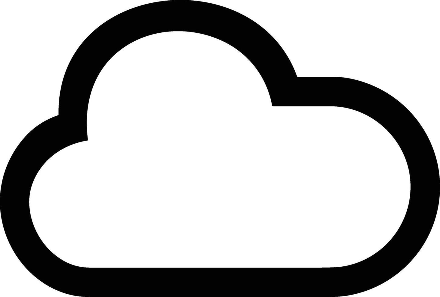 Cloud  icon symbol vector image. Illustration of the hosting storage design image