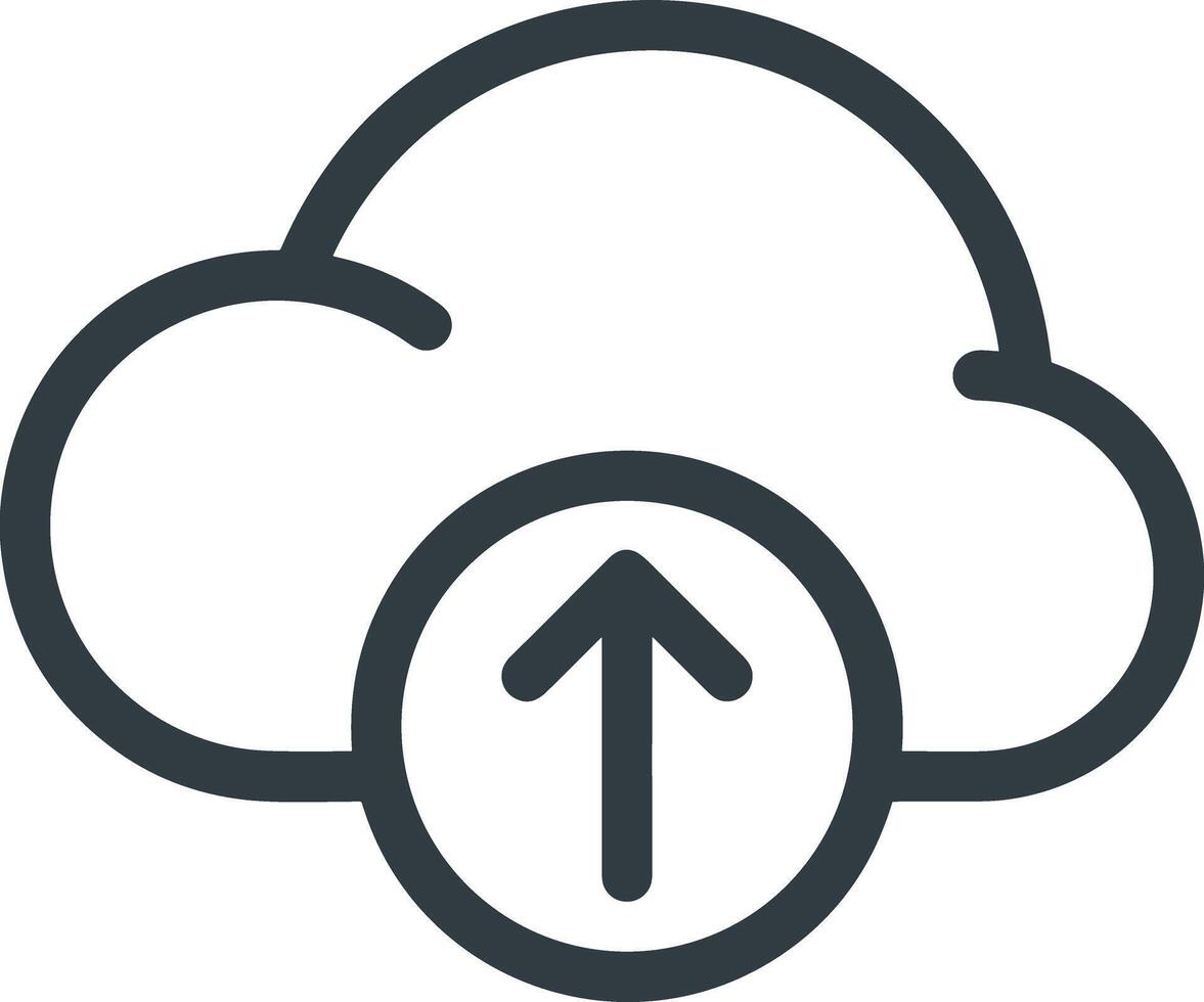 Cloud  icon symbol vector image. Illustration of the hosting storage design image