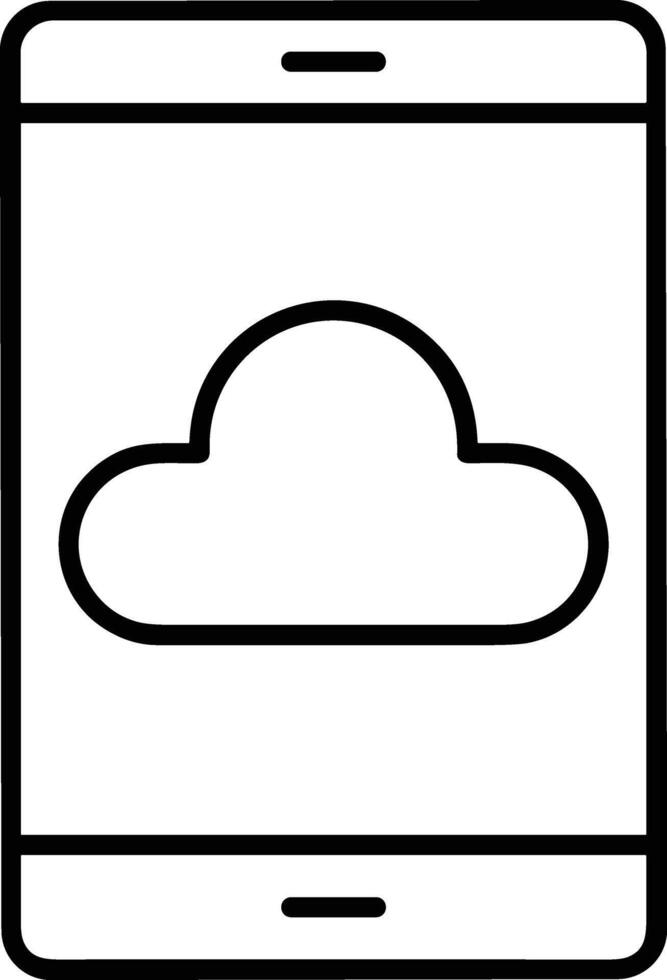 Cloud  icon symbol vector image. Illustration of the hosting storage design image