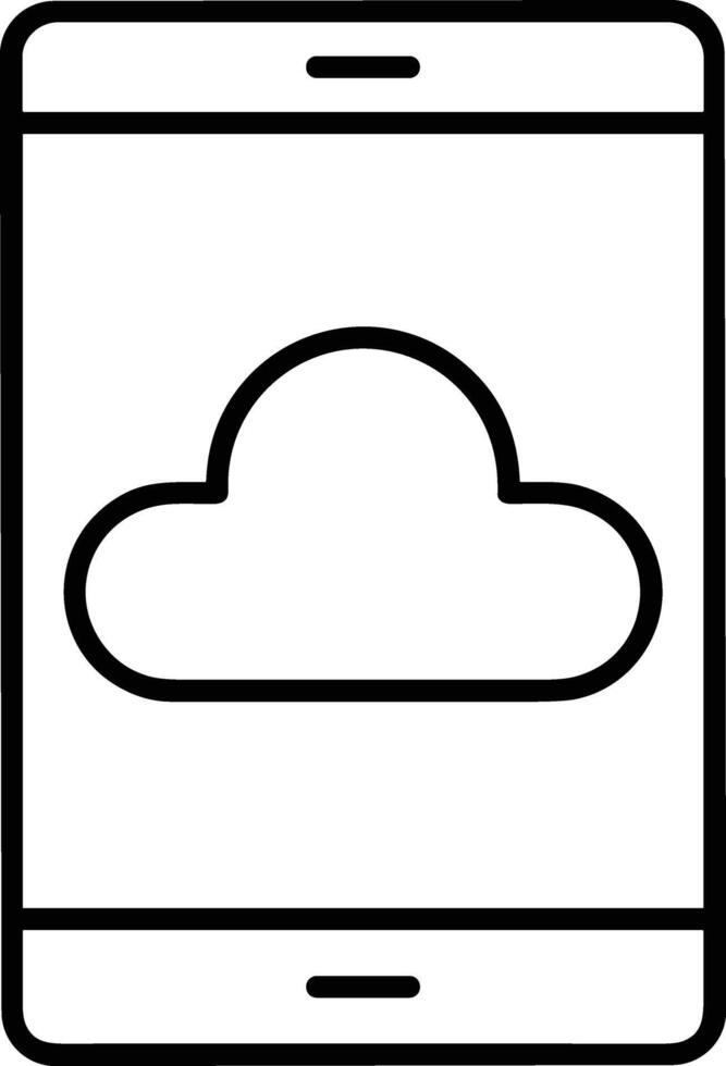 Cloud  icon symbol vector image. Illustration of the hosting storage design image