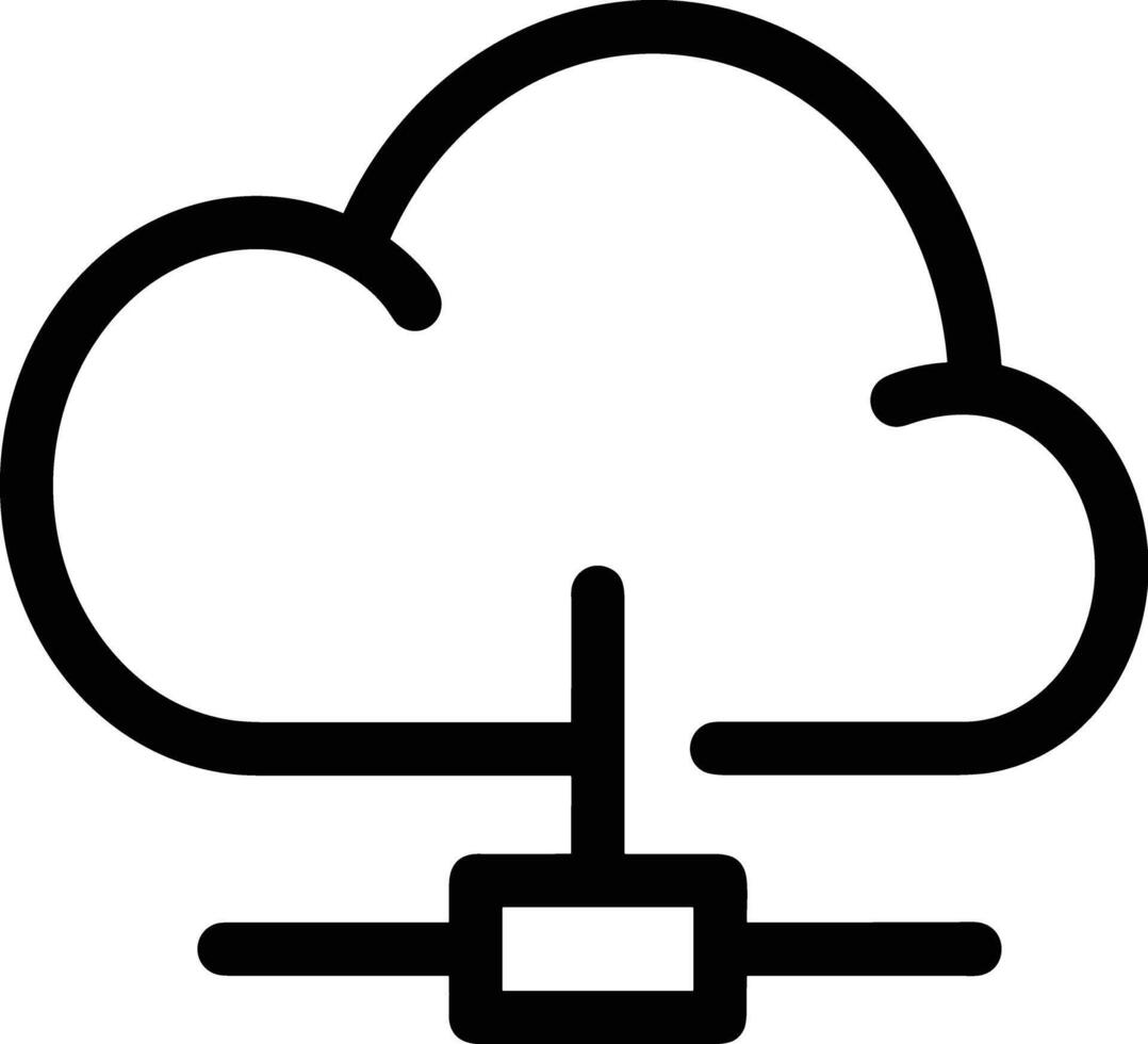 Cloud  icon symbol vector image. Illustration of the hosting storage design image