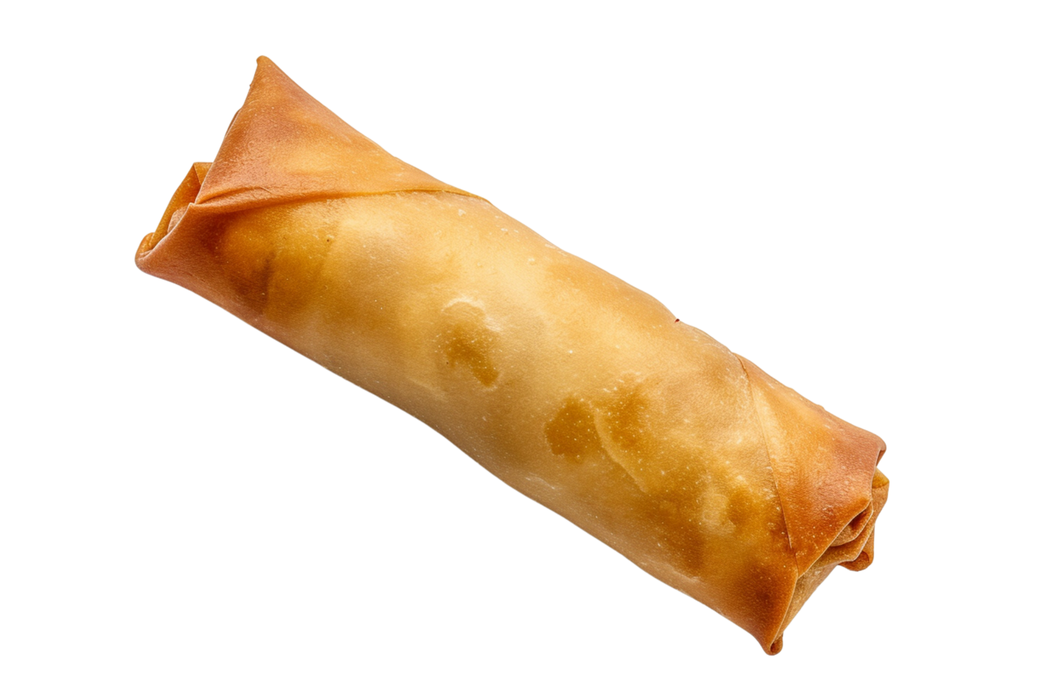 AI generated Traditional Chinese Spring Roll isolated on transparent background, png