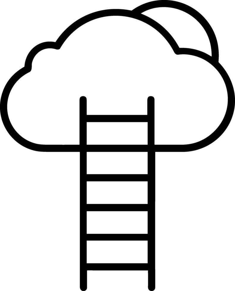 Cloud  icon symbol vector image. Illustration of the hosting storage design image