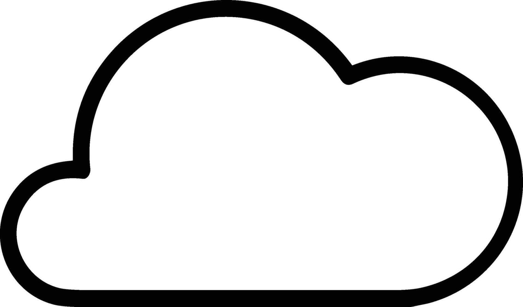 Cloud  icon symbol vector image. Illustration of the hosting storage design image