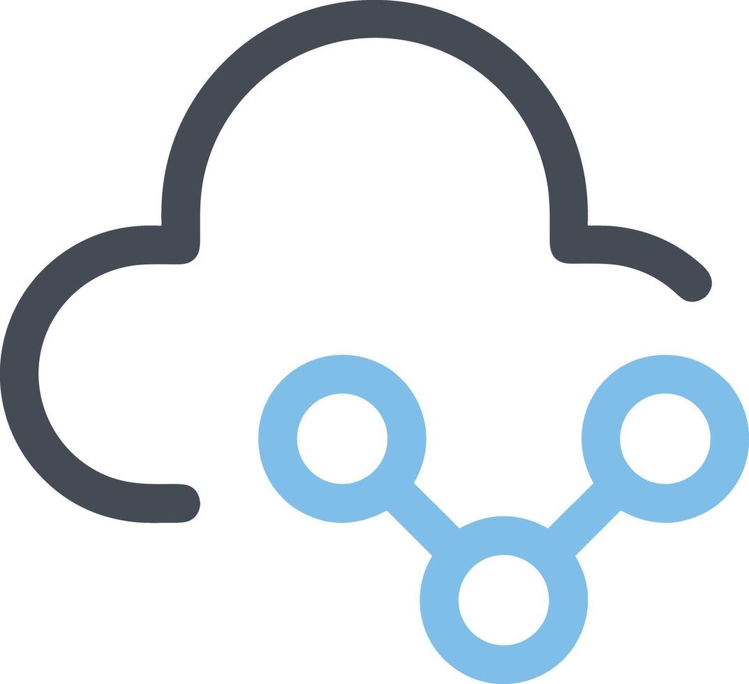 Cloud  icon symbol vector image. Illustration of the hosting storage design image