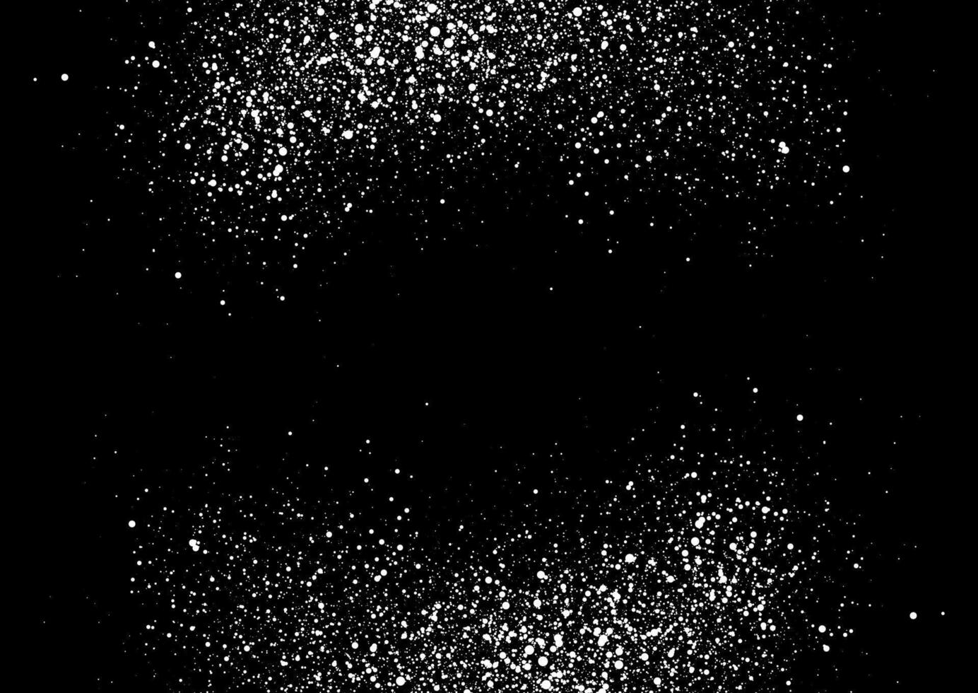 White small dots on black abstract background vector