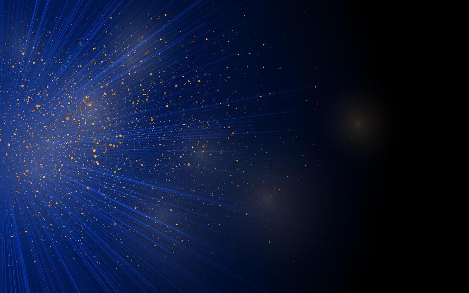 Abstract shiny background with sparkling golden dots vector