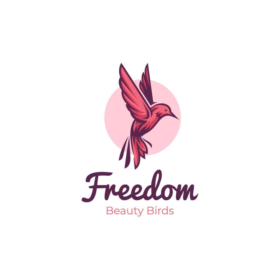Fly dove bird logo design illustration. pigeons bid flying vector logo template