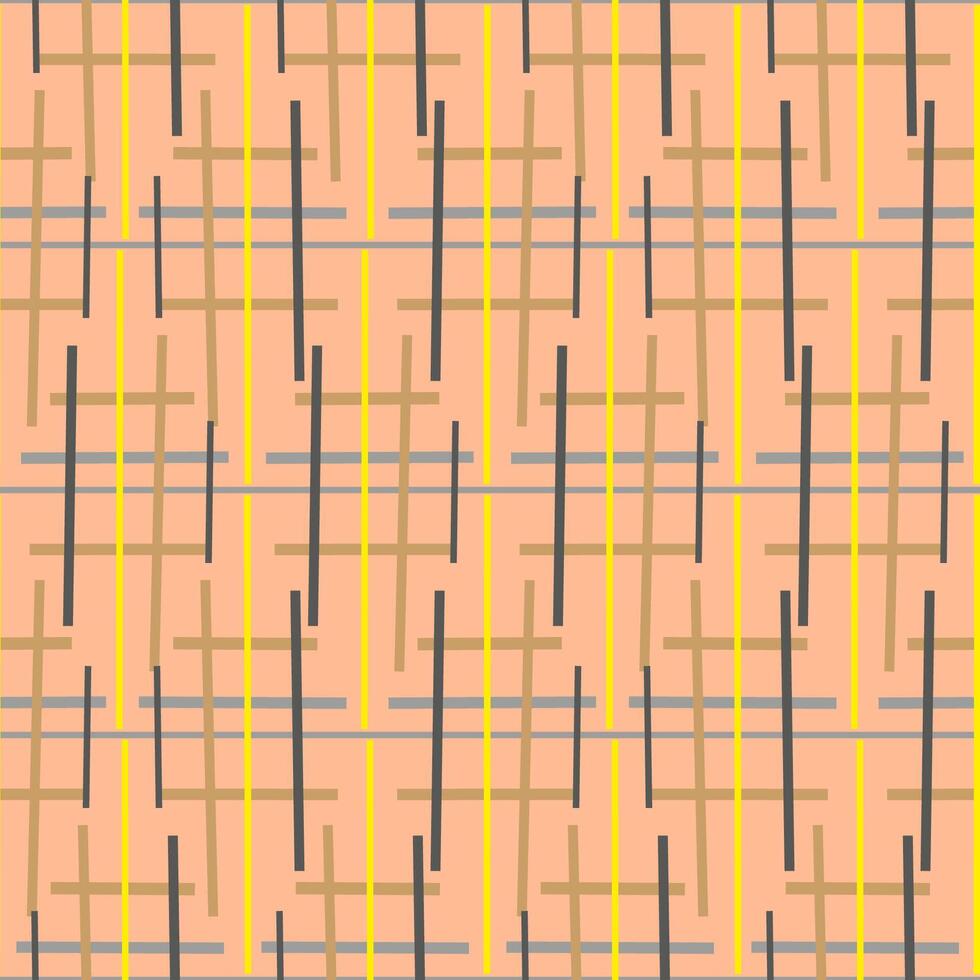 Seamless graphic geometric vector pattern consisting of stripes, imitation tartan