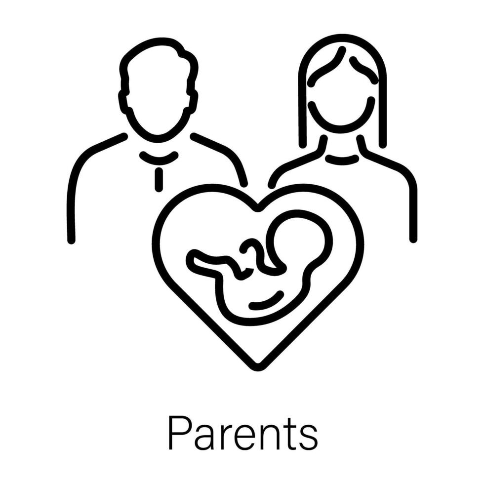 Trendy Parents Concepts vector