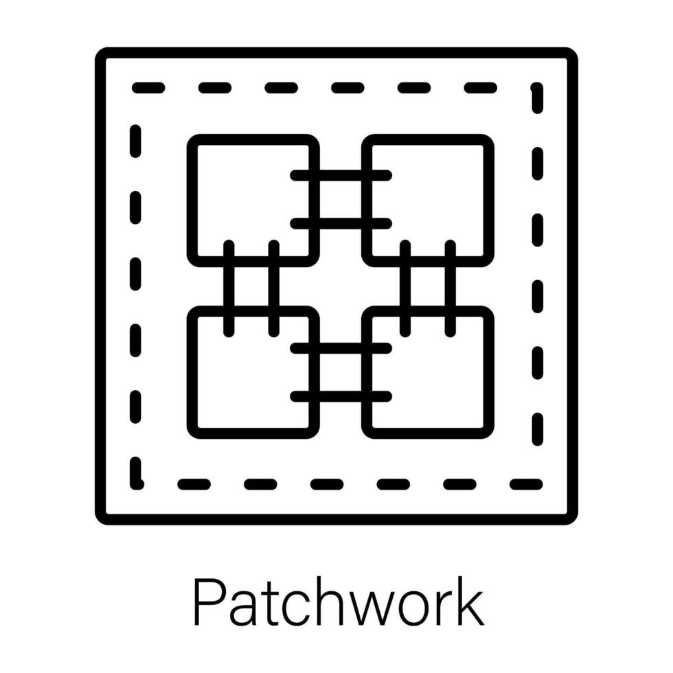 Trendy Patchwork Concepts vector