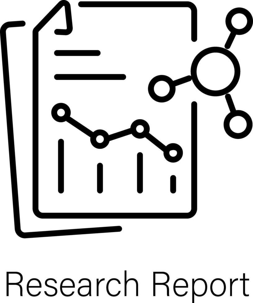 de moda investigación reporte vector