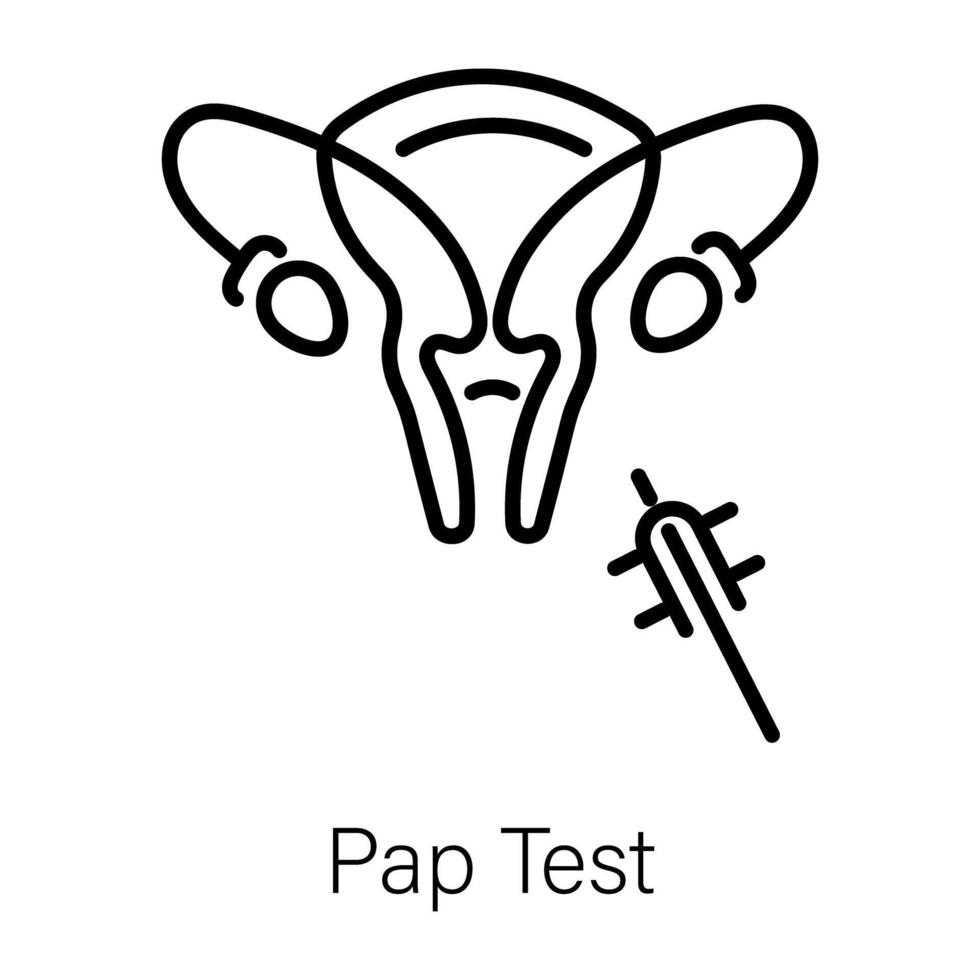 Trendy Pap Test vector