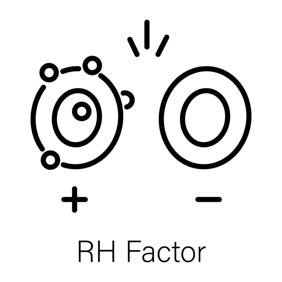 de moda rh factor vector