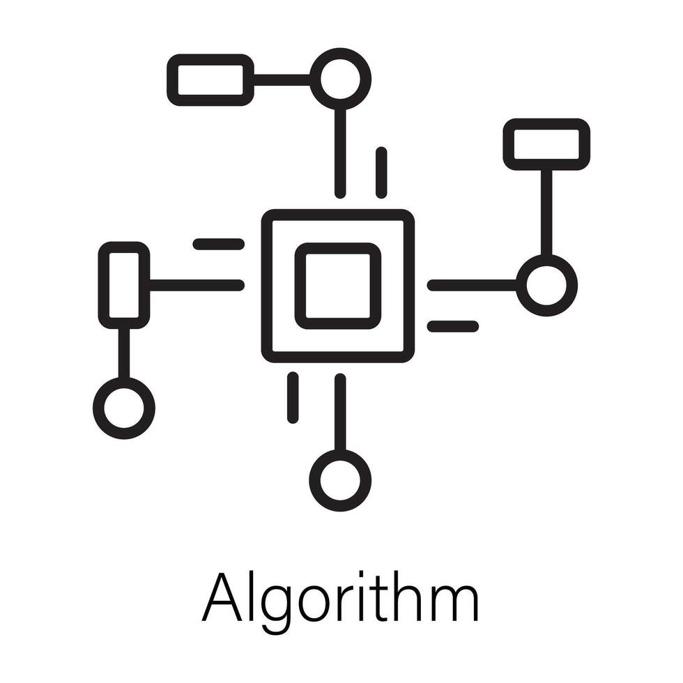 conceptos de algoritmos de moda vector