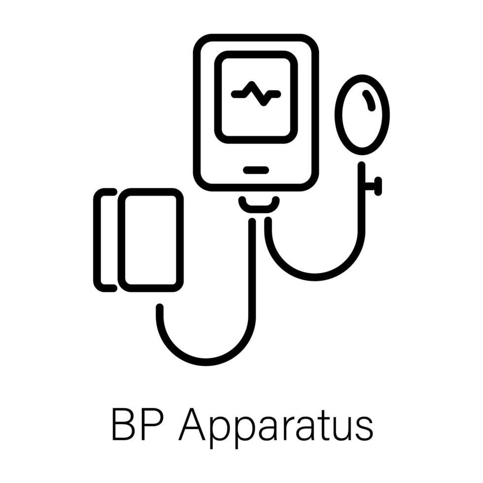 Trendy BP Apparatus vector