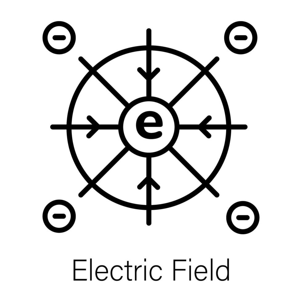 Trendy Electric Field vector