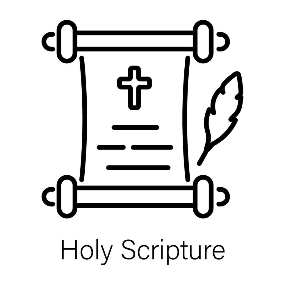 de moda santo Sagrada Escritura vector