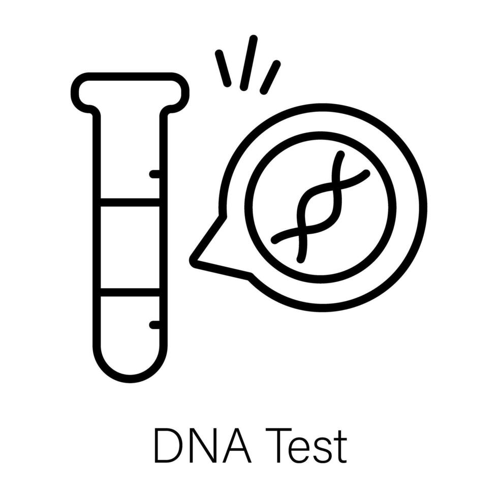 Trendy DNA Test vector