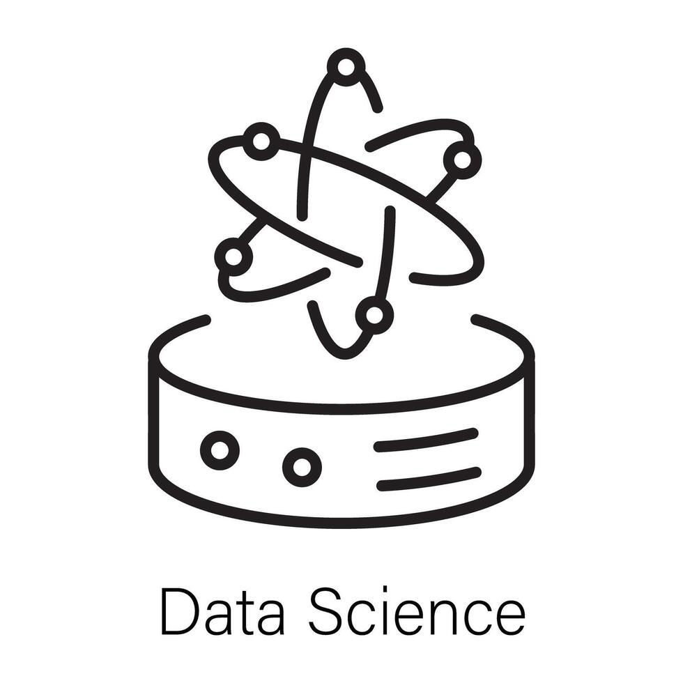Trendy Data Science vector