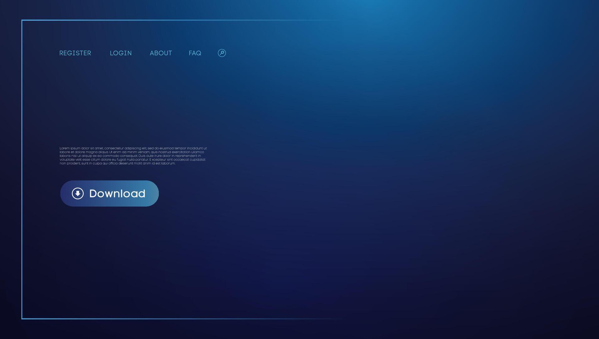 Data stream concept. Data visualization information flow. Blue ...