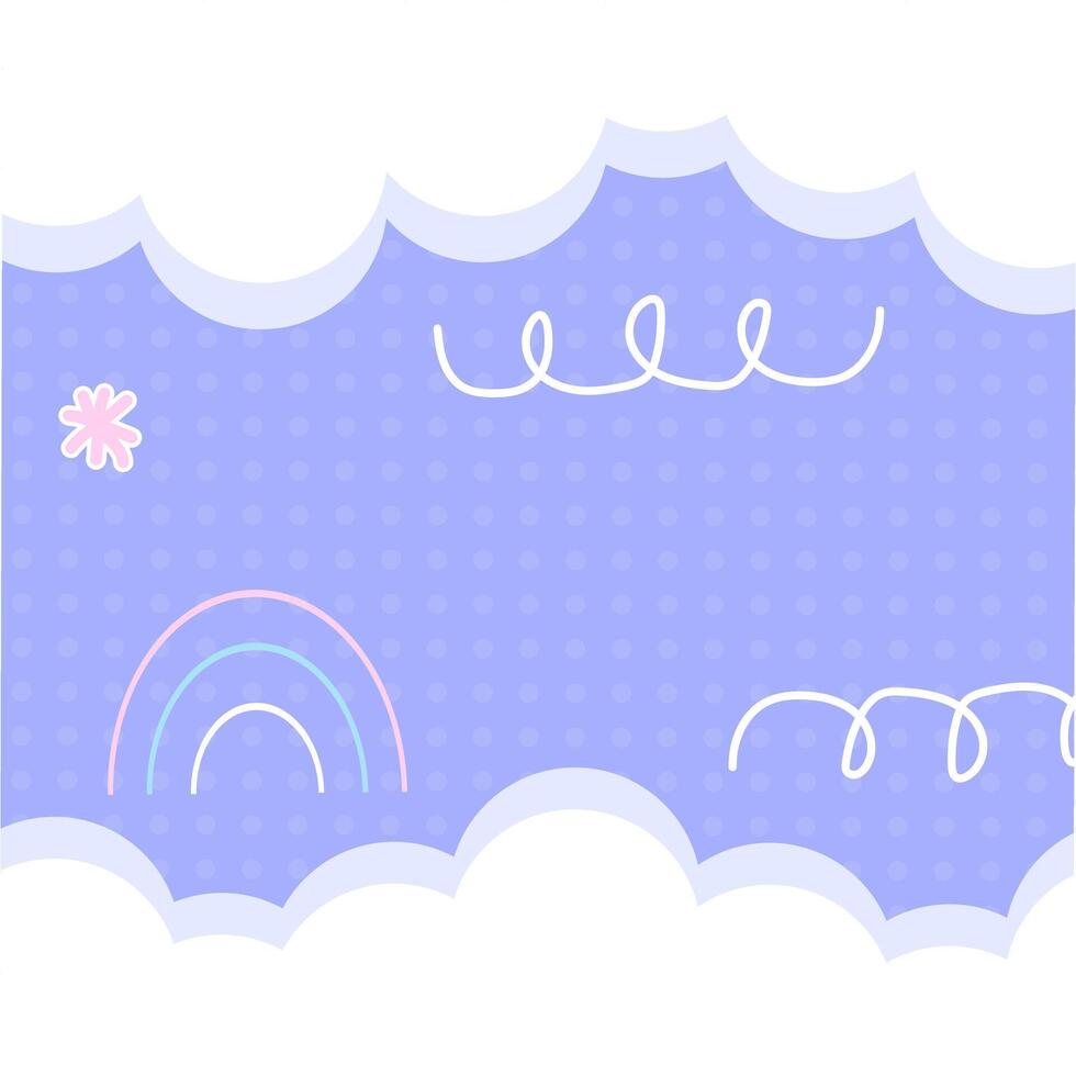 Flat desigen baby shower new born vector background template