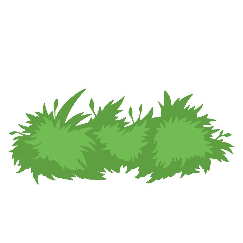Grass Cartoon Illustration Vector
