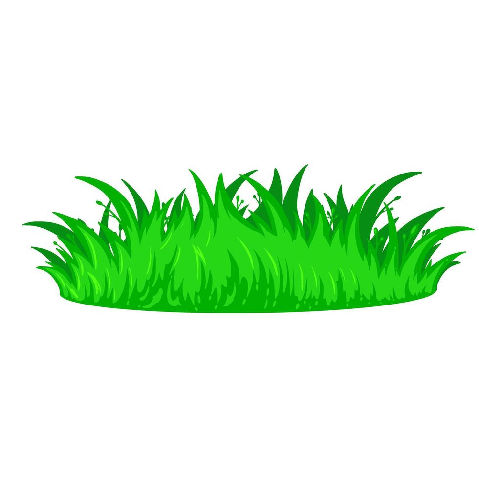 Grass Cartoon Vector. Illustration Grass Art vector