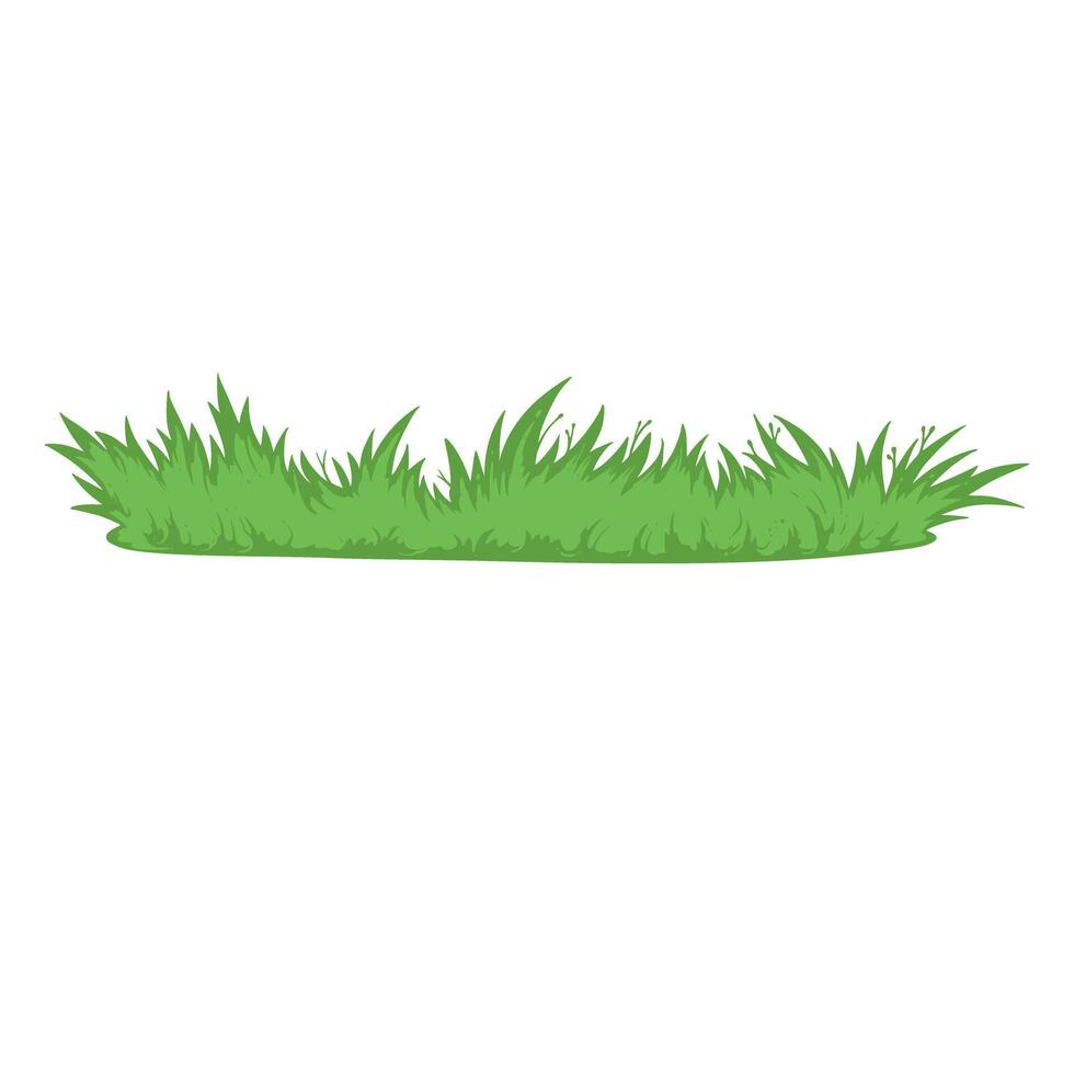 Grass Cartoon Illustration Vector