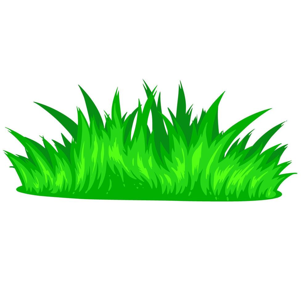 Grass Cartoon Vector. Illustration Grass Art vector