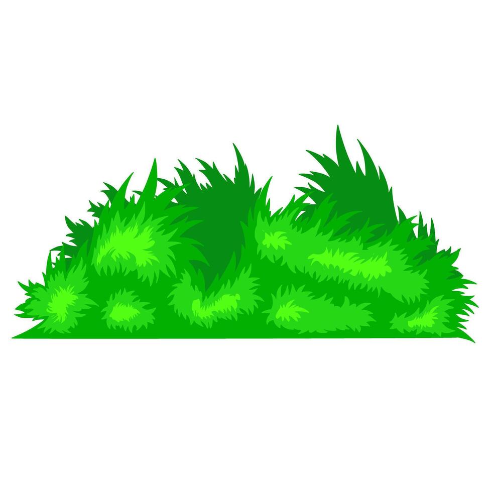 Grass Cartoon Vector. Illustration Grass Art vector