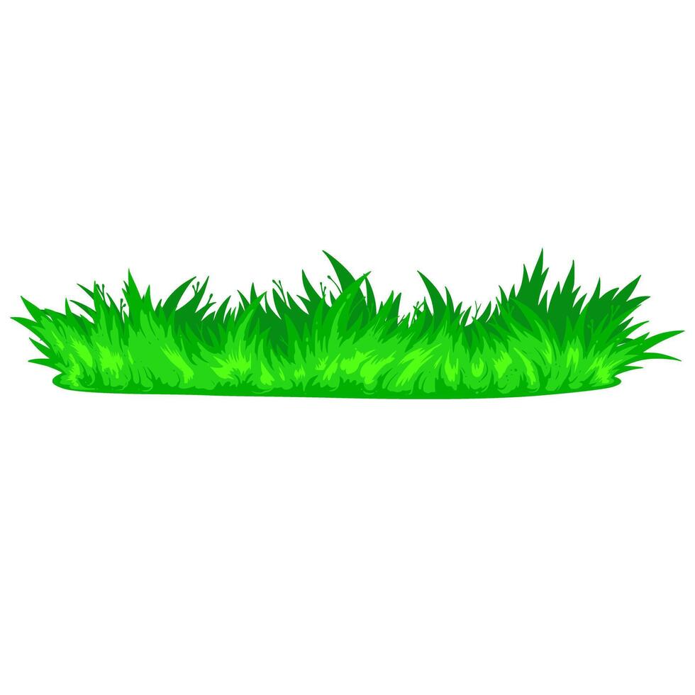 Grass Cartoon Vector. Illustration Grass Art vector