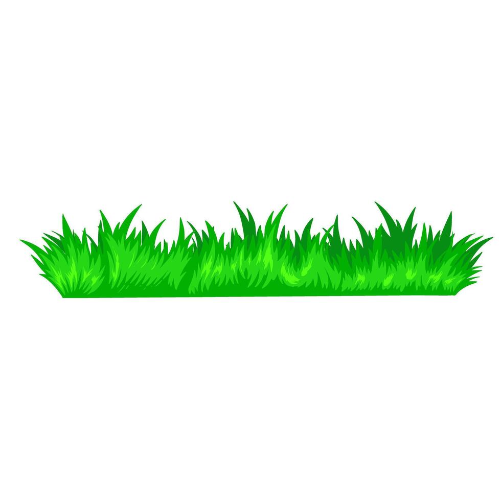 Grass Cartoon Vector. Illustration Grass Art vector