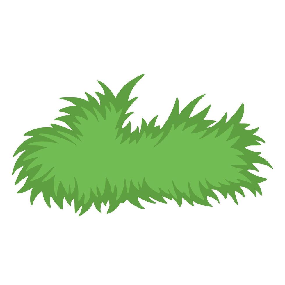 Grass Cartoon Illustration Vector