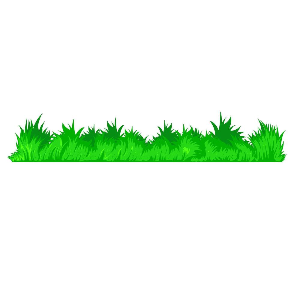 Grass Cartoon Vector. Illustration Grass Art vector