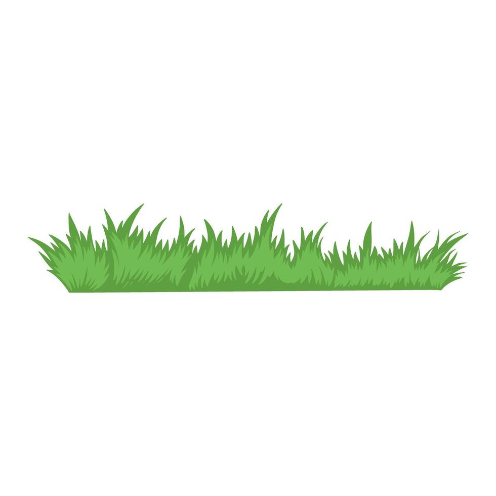 Grass Cartoon Illustration Vector